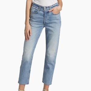 rag & bone high rise cigarette Straight Leg Jeans